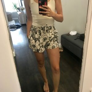 Lush floral shorts